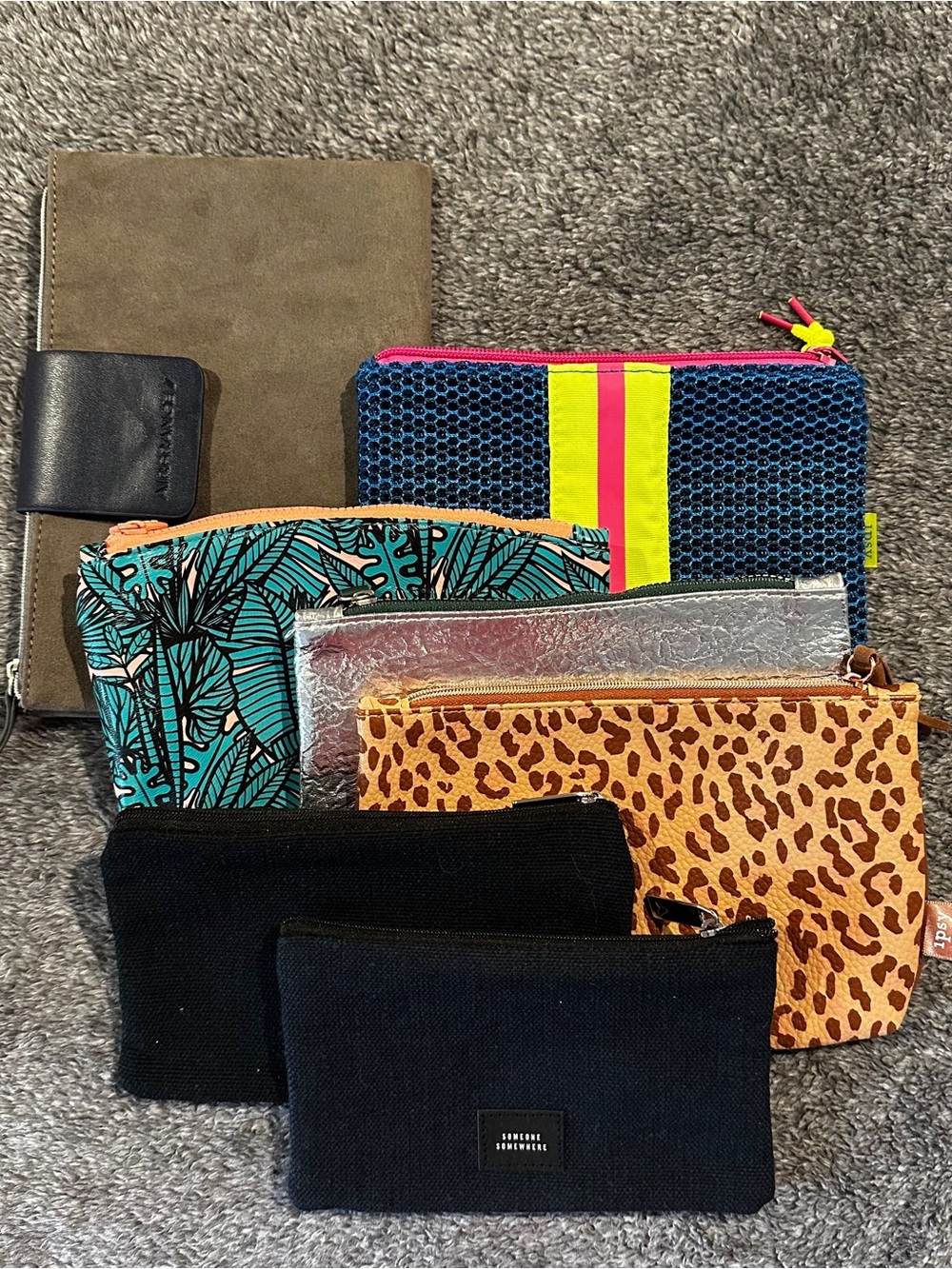 Bundle of 7 makeup bags. All unused.